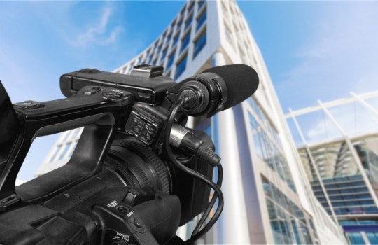 Camera, lens, lenshood.