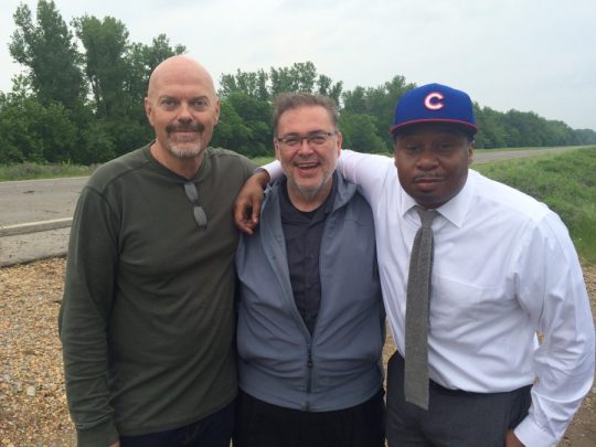 Dave Topping Rob Haller and Roy Wood Jr Daily Show Comedy Central