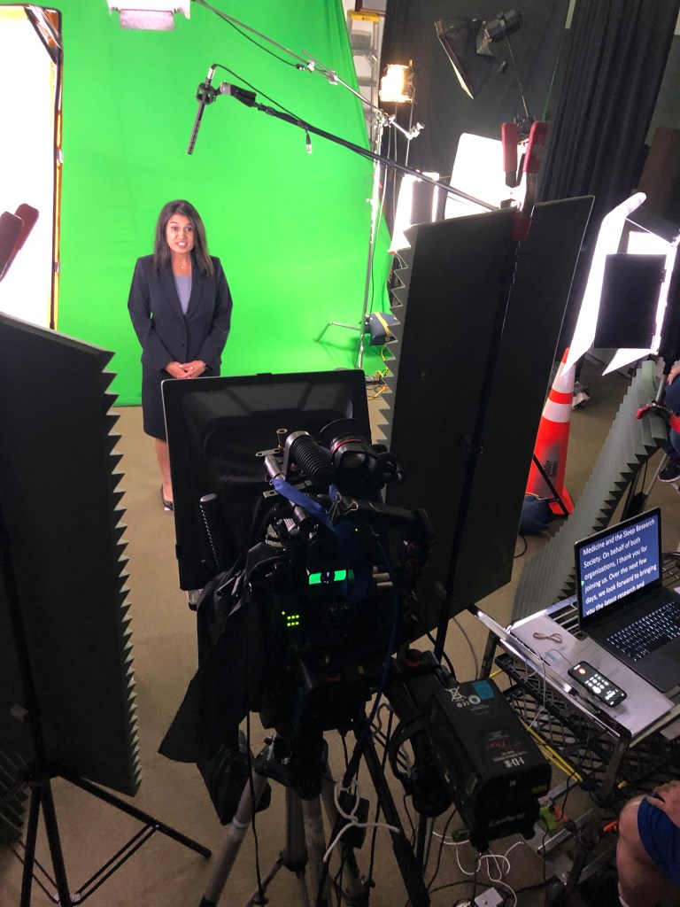 Recording non-professional talent in a studio.